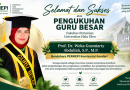 Selamat atas Pengukuhan Guru Besar Prof. Dr. Weka Gusmiarty Abdullah, S.P., M.P.