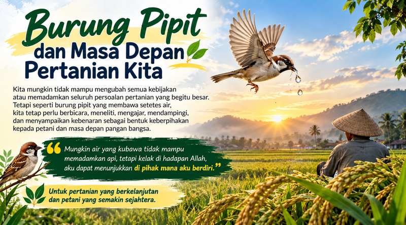 Burung Pipit dan Masa Depan Pertanian Kita