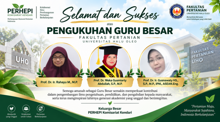 Selamat atas Pengukuhan Guru Besar Fakultas Pertanian